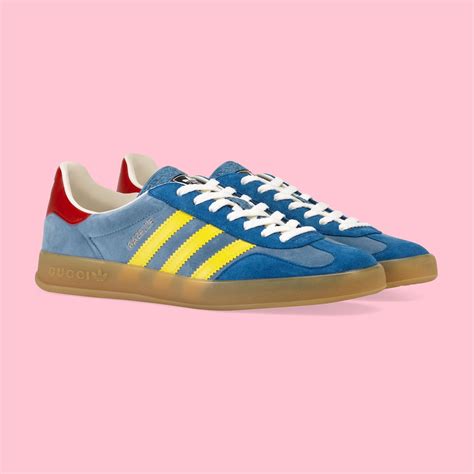 blue gucci sneakers|adidas gucci gazelle blue.